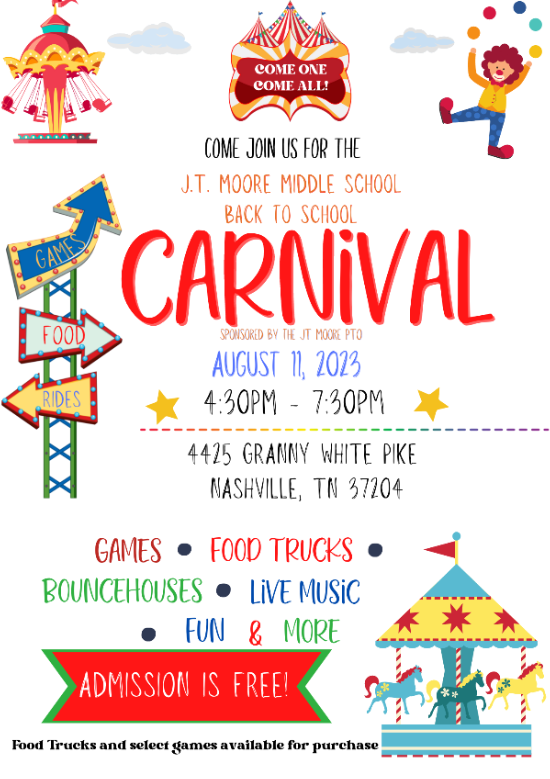 School Carnival Event Flyer Template